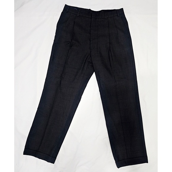 Brooks Brothers Other - Brooks Brothers Brooksease Dress Pants Black/Dark Gray Made in USA Size Waist 34